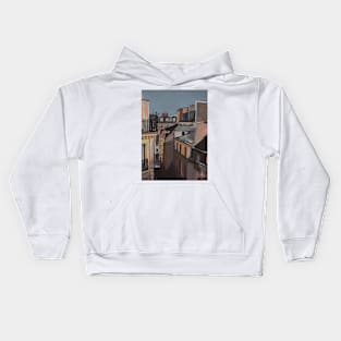 Paris, Roof Tops Kids Hoodie